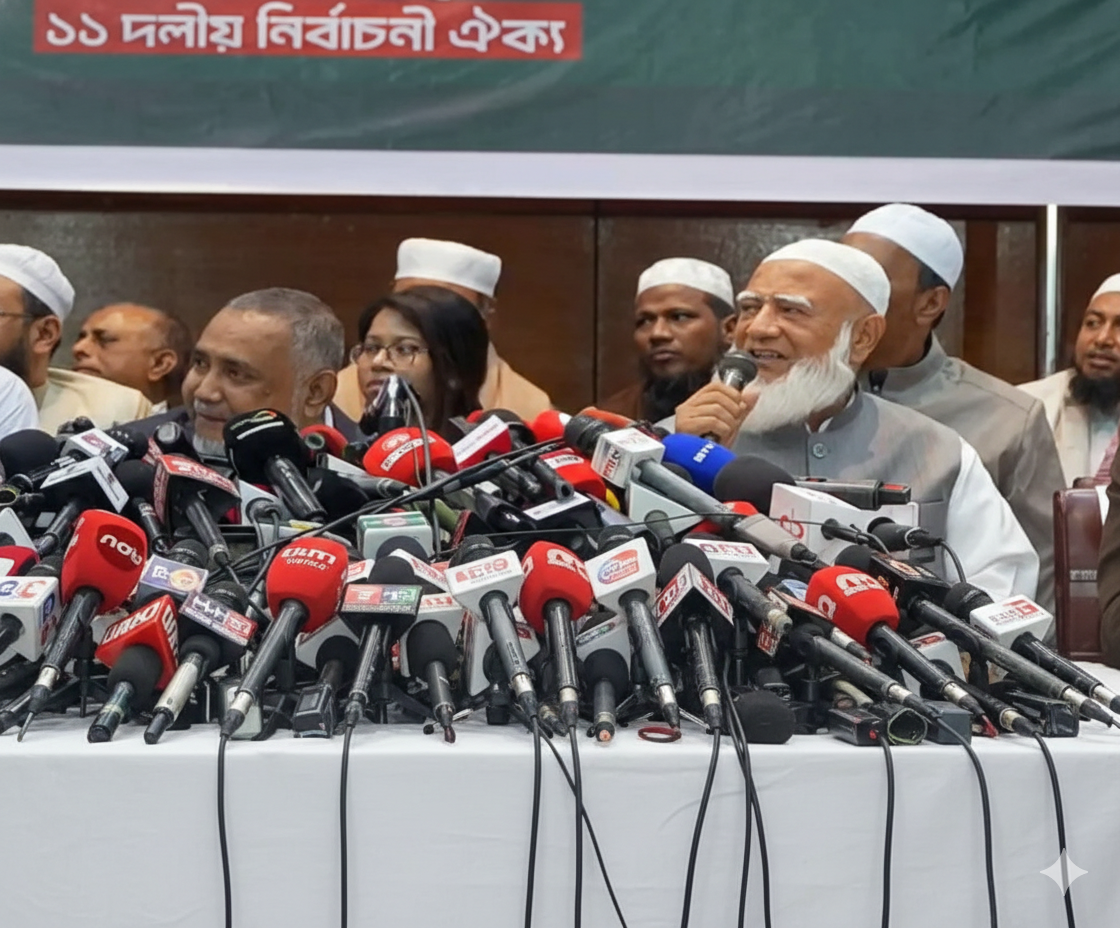 ১১ দলীয় জোটের আসন সমঝোতা ঘোষণা, ২৫৩টি আসনে মনোনয়ন চূড়ান্ত