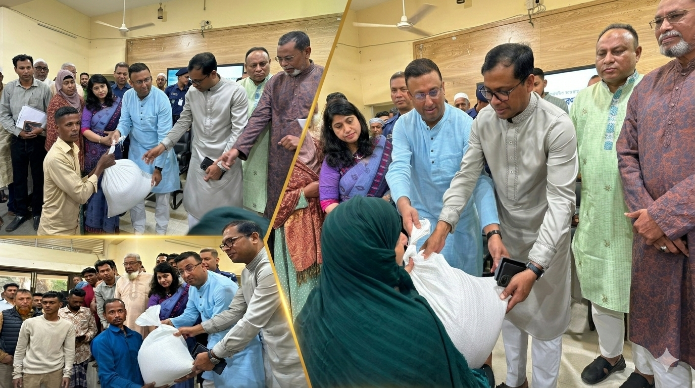 বিশ্বনাথ ও ওসমানীনগরে দুর্যোগপীড়িতদের মাঝে ঢেউটিন ও ত্রাণ বিতরণ, প্রধান অতিথি হুমায়ুন কবির