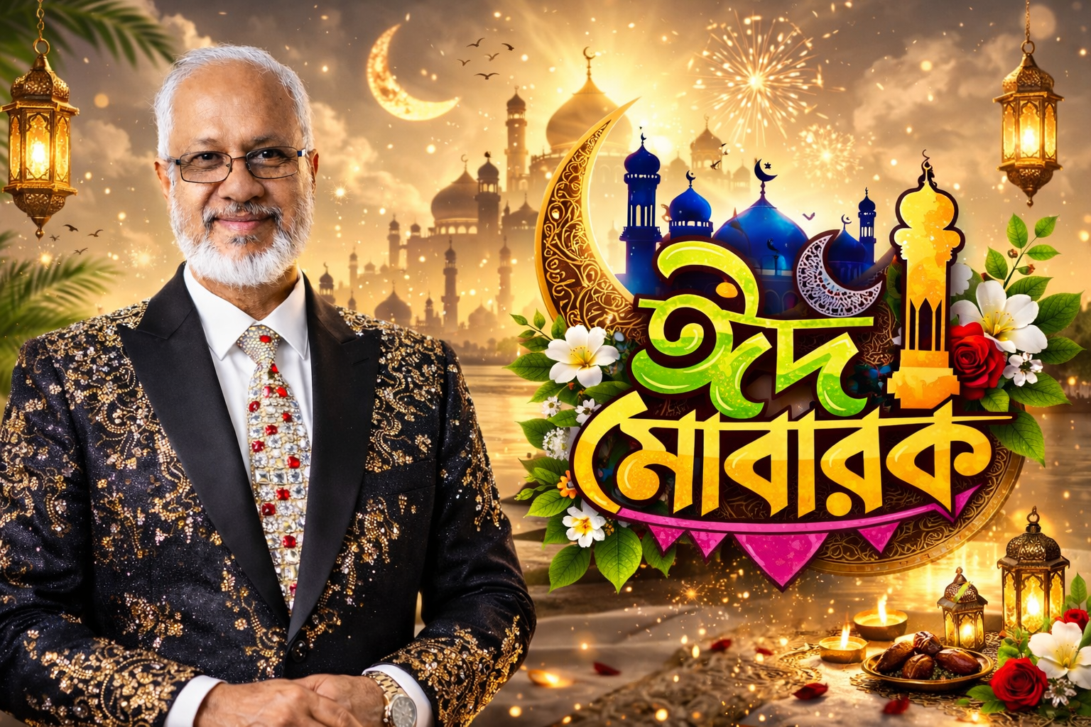 ঈদুল ফিতরে লেখক ও গণমাধ্যম ব্যক্তিত্ব মোঃ রহমত আলীর শুভেচ্ছা