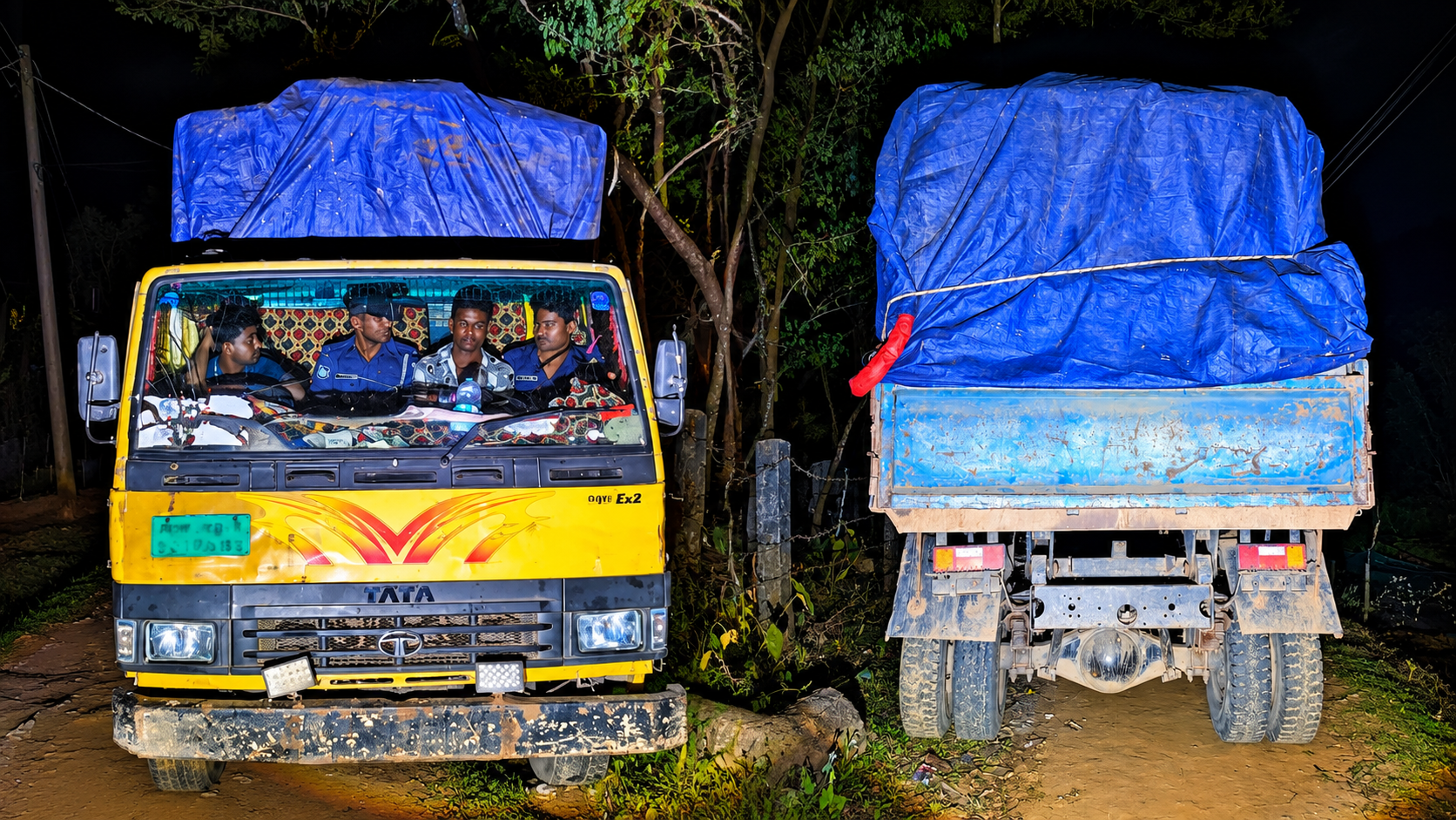 গোয়াইনঘাটে সালুটিকর পুলিশের বড় অভিযান, ২৩ লাখ টাকার ভারতীয় বিস্কিট ও ট্রাক জব্দ, আটক ১