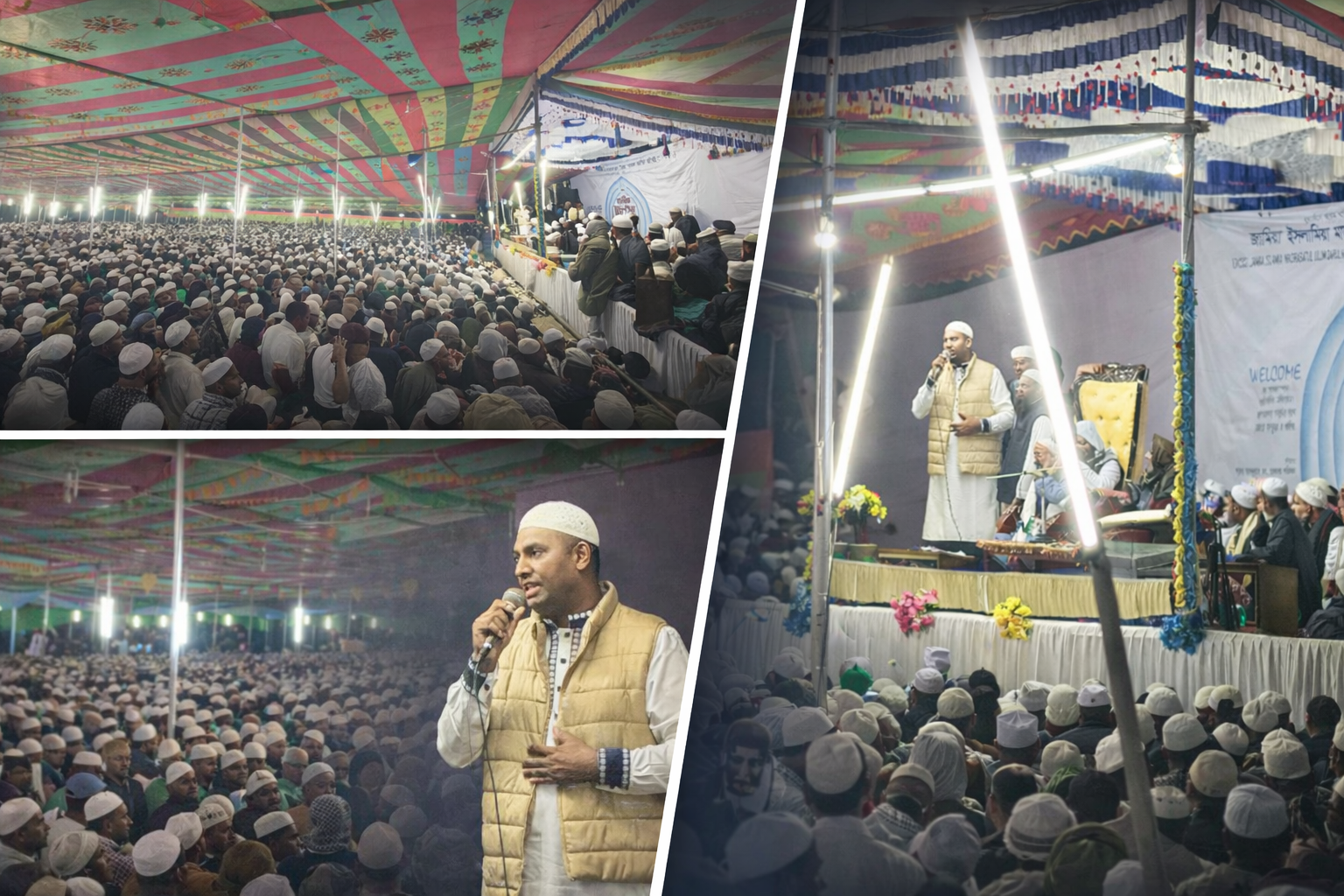 হরিপুর বাজারের ওয়াজ মাহফিলে উপস্থিত হয়ে দোয়া চান এনসিপি মনোনীত সিলেট চার আসনের প্রার্থী প্রকৌশলী রাশেল উল আলম