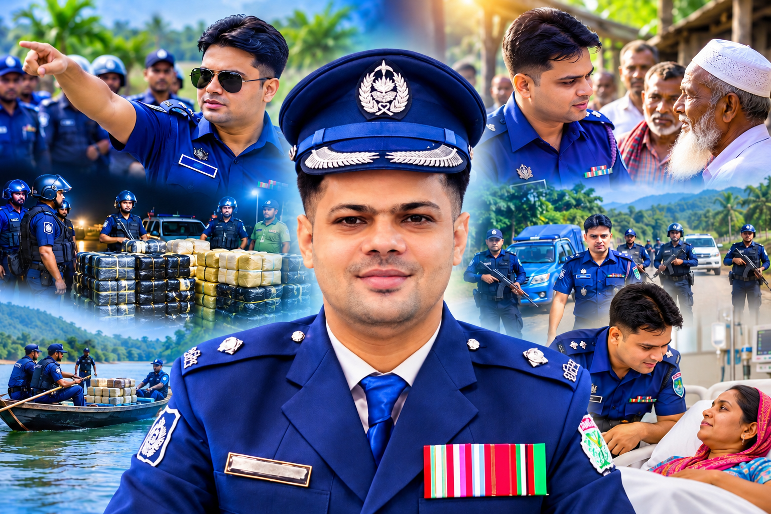 গোয়াইনঘাটে আস্থার নতুন ঠিকানা ওসি ওমর ফারুক, দায়িত্বের প্রথম মাসেই সিলেট রেঞ্জের শ্রেষ্ঠত্ব