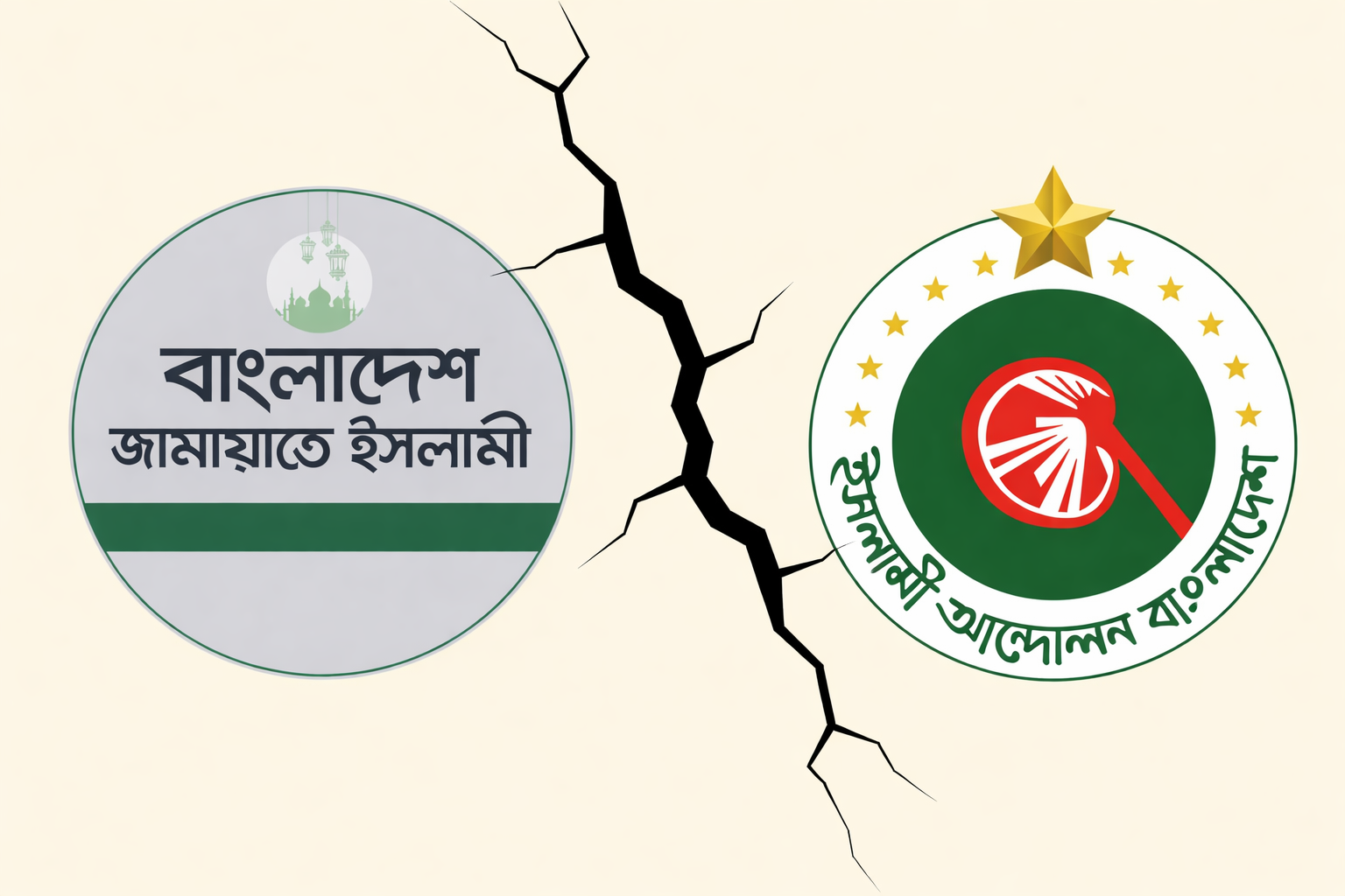 জামায়াতের নেতৃত্বাধীন জোটে থাকছে না ইসলামী আন্দোলন বাংলাদেশ