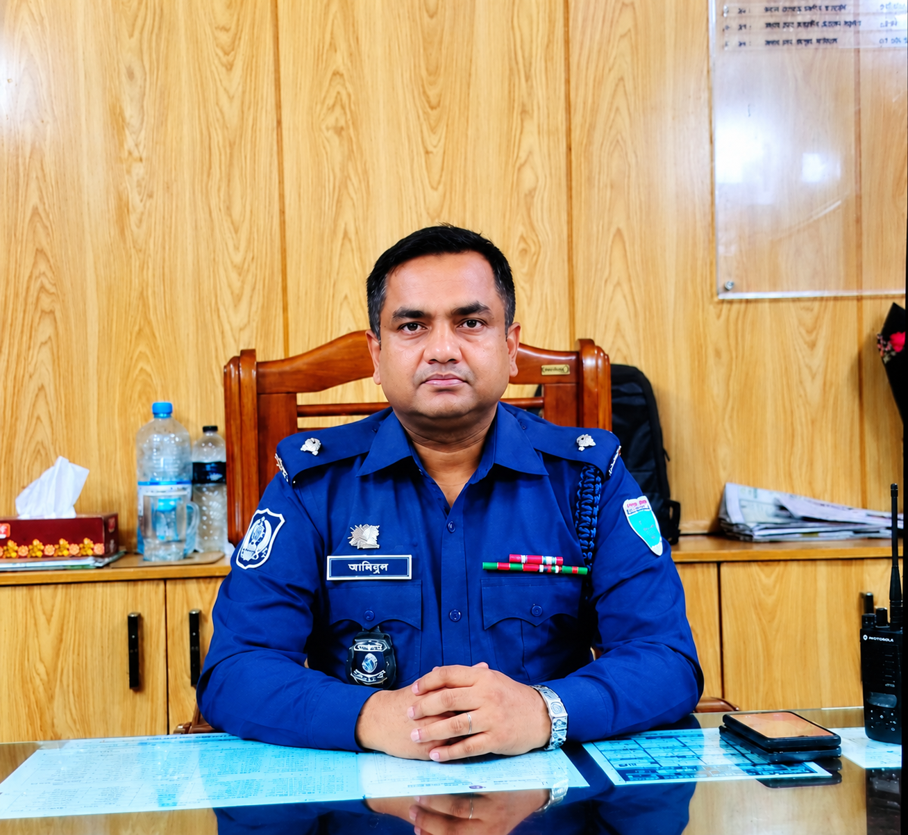অপরাধ দমন ও জননিরাপত্তায় প্রশংসনীয় ভূমিকা কানাইঘাট থানার ওসি আমিনুল ইসলাম