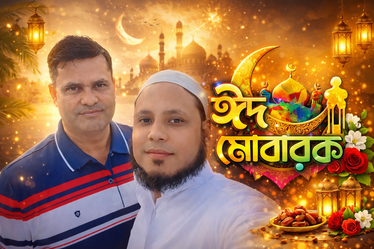 পবিত্র ঈদুল ফিতরে প্রবাস থেকে দেশবাসী ও মুসলিম উম্মাহকে শুভেচ্ছা ফয়সল আহমদ ও মনসুরের