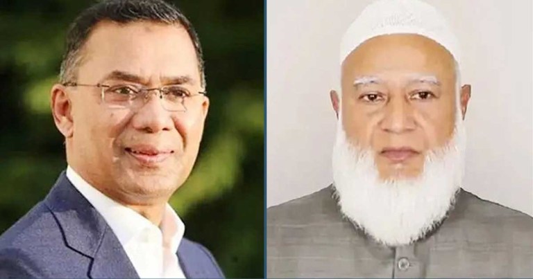তারেক রহমানকে আবারও প্রকাশ্য বিতর্কে বসার আহ্বান জামায়াত আমিরের