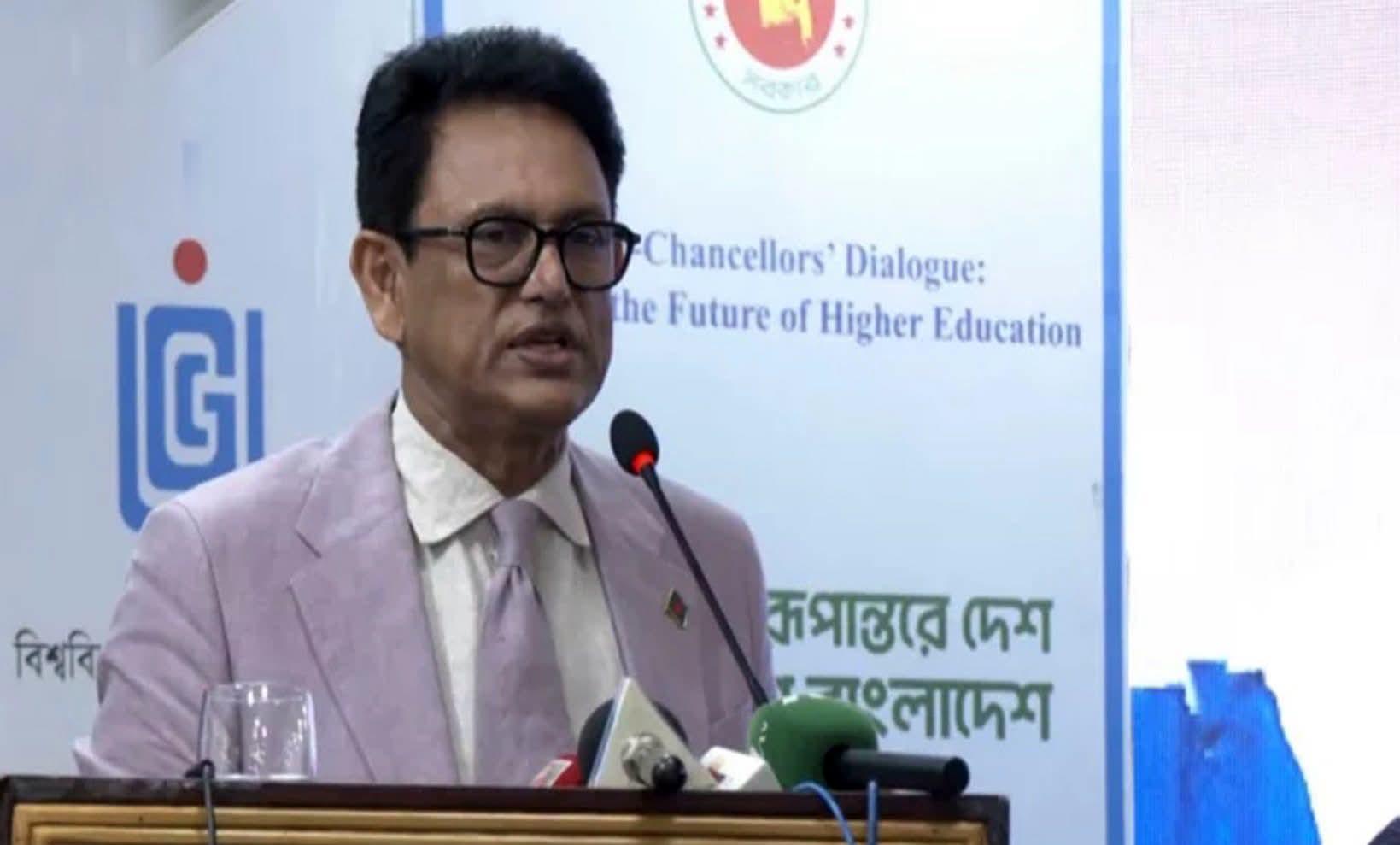 মান ধরে রাখতে ব্যর্থ বিশ্ববিদ্যালয়ে বাড়বে নজরদারি, শিক্ষামন্ত্রী